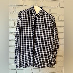 Men’s State & Liberty M shirt, Navy, White and Gray